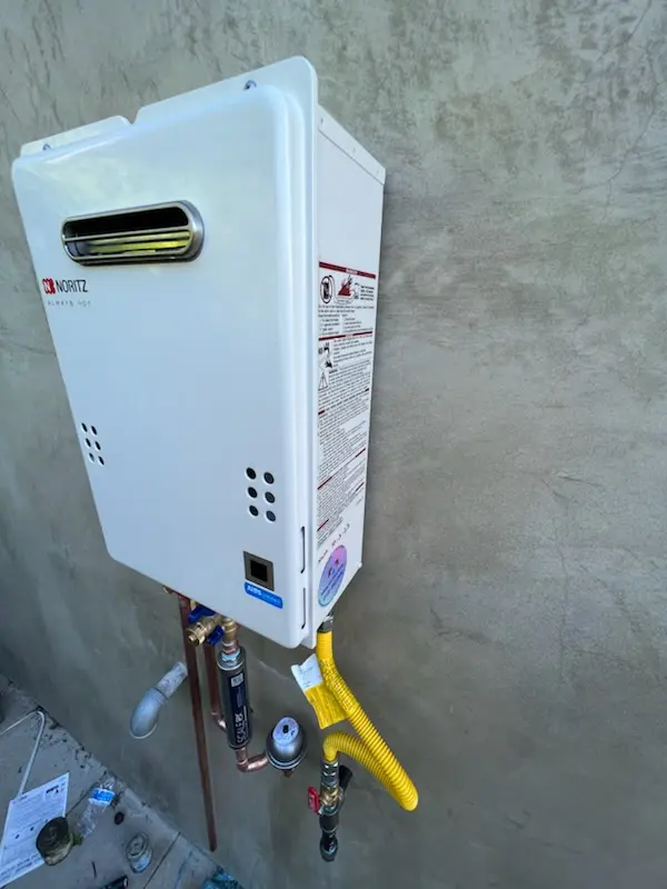Tankless water heater installation for Sandalfoot Cove homes